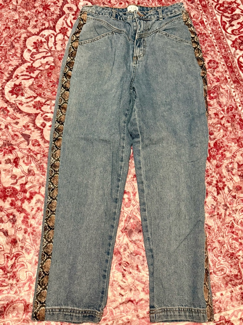 🐍 SNAKESKIN STRIPE JEANS 🐍
